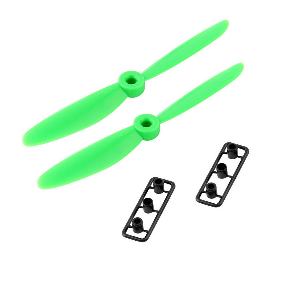 1 Pair 5045 CW/CCW 2-Blade Propellers for Quadcopter Multicopter - Green