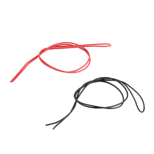 One Pair 18 AWG / 18 Gauge Silicone Wires Silicon Cables (1m Red + 1m Black)