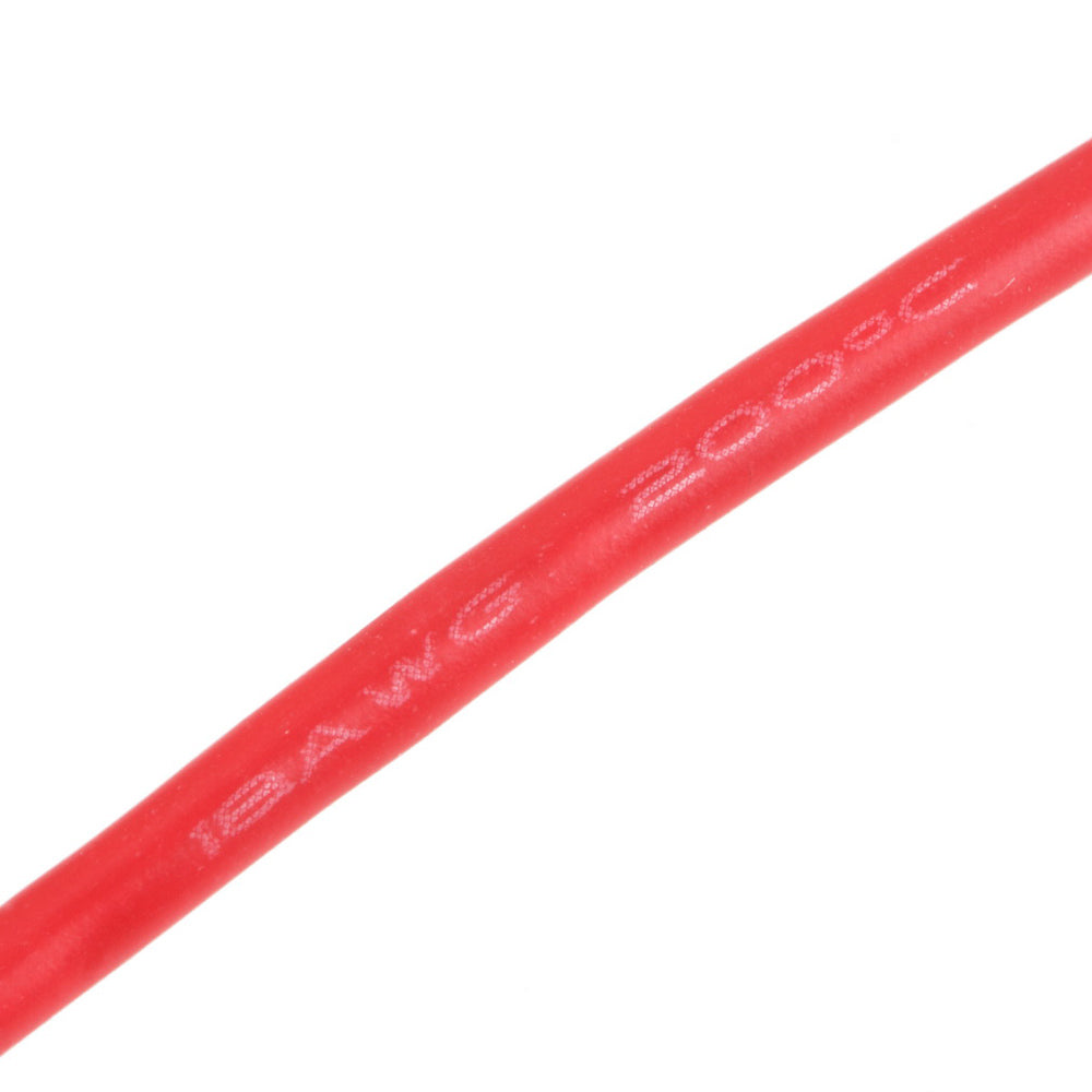 One Pair 18 AWG / 18 Gauge Silicone Wires Silicon Cables (1m Red + 1m Black)