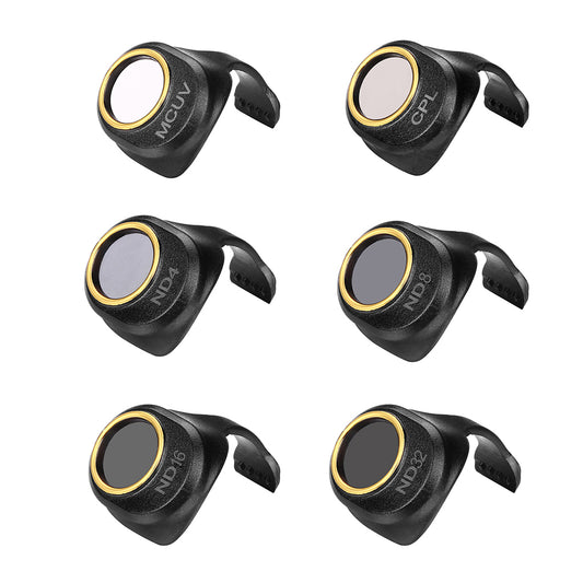 D65 UV+CPL+ND4+ND8+ND16+ND32 Lens Filter Kit for DJI Spark Gimbal Drone Camera