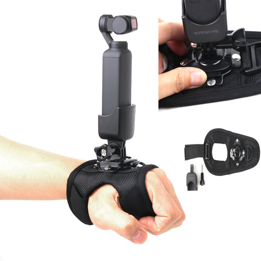 Mounting Bracket Base Hand Holder Wrist Strap for DJI OSMO Pocket/GoPro Camera