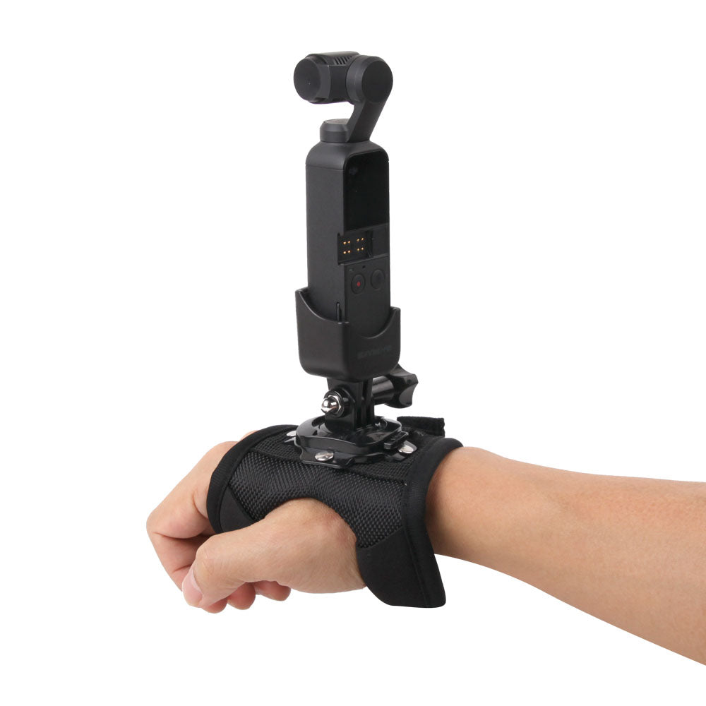 Mounting Bracket Base Hand Holder Wrist Strap for DJI OSMO Pocket/GoPro Camera