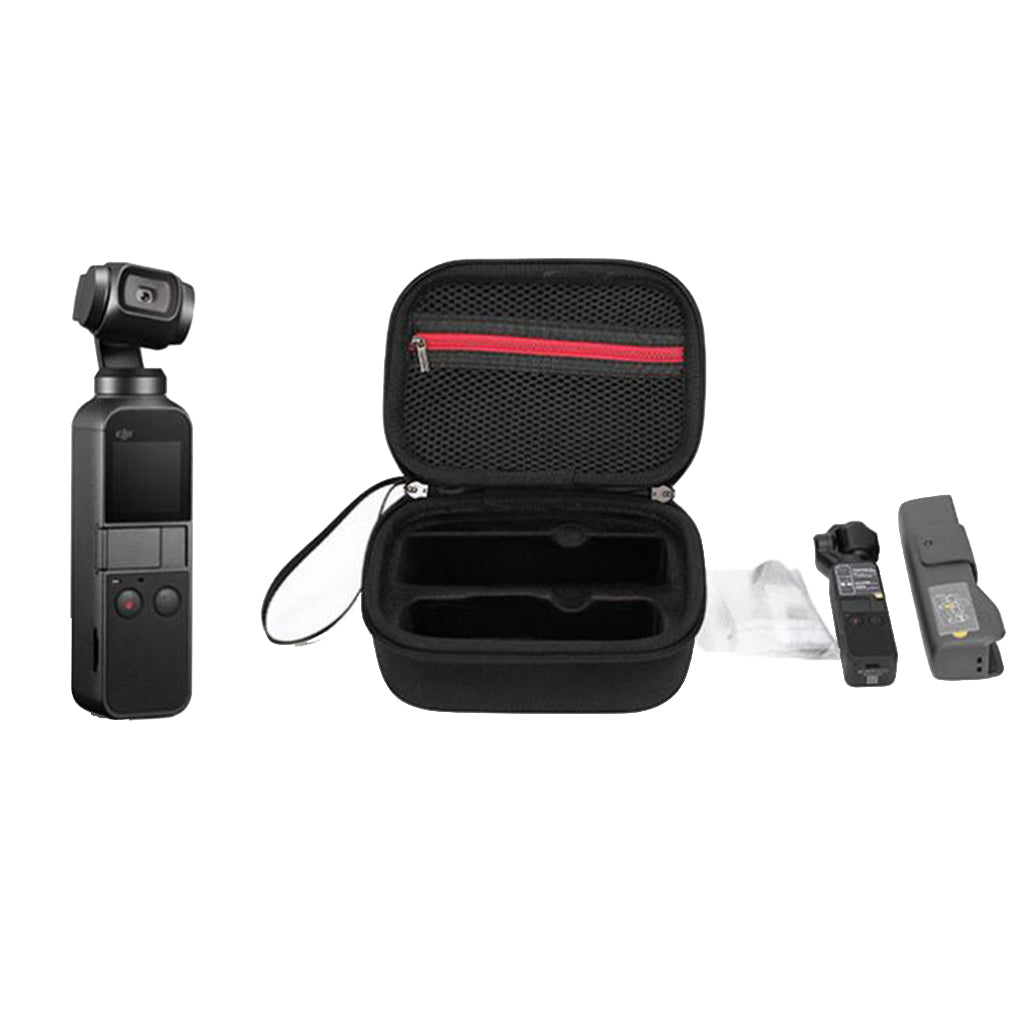 Uniqkart for DJI OSMO Pocket Storage Case Bag Portable Mini Oxford Carry Case Accessories - Black