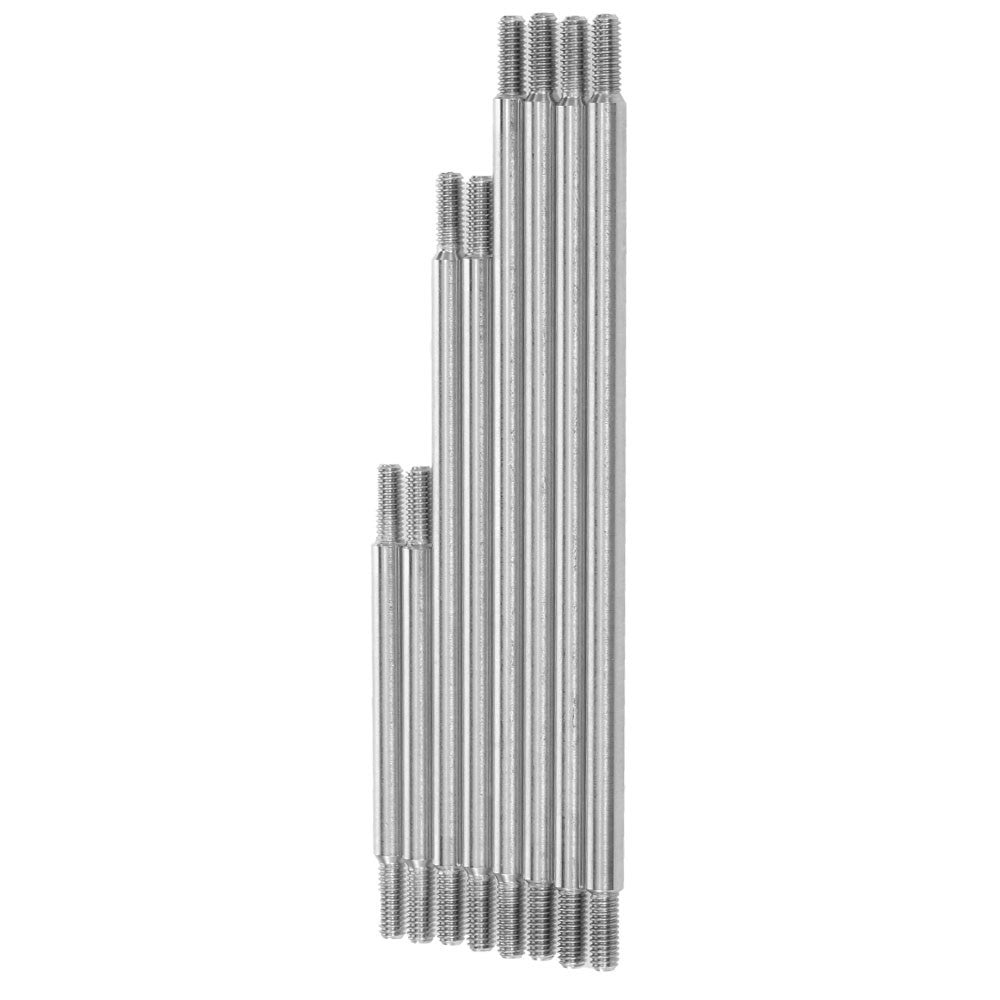 8 PCS for Traxxas TRX-4 Model Car Metal Tie Rod Set Kit - Silver