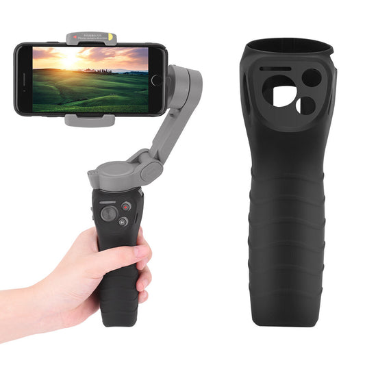 Silicone Handle Anti-scratch Cover Sleeve Protector Gimbal Protective Accessories for Osmo Mobile 3 - Black