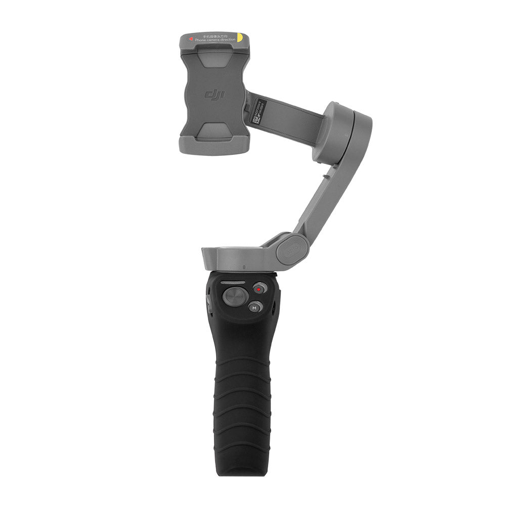 Silicone Handle Anti-scratch Cover Sleeve Protector Gimbal Protective Accessories for Osmo Mobile 3 - Black