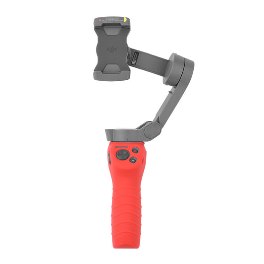 Silicone Handle Anti-scratch Cover Sleeve Protector Gimbal Protective Accessories for Osmo Mobile 3 - Red