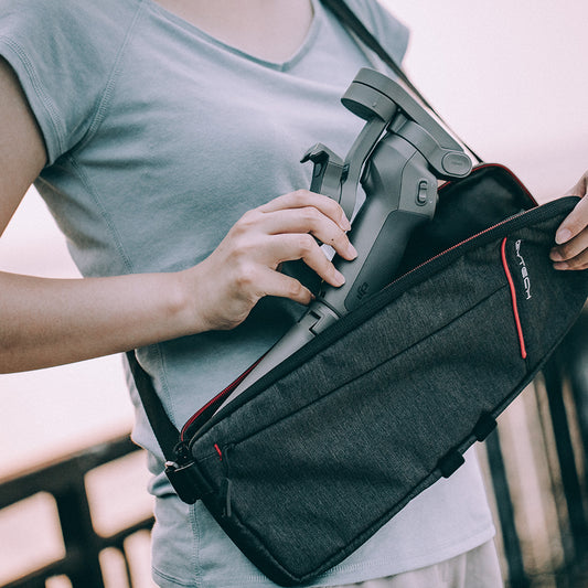 P-OS-018 Mobile Gimbal Pocket Carry Bag Waterproof Case Chest Bag Pack Compatible with DJI OSMO Zhiyun Etc