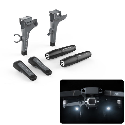 PGYTECH Landing Gear Extensions LED Head Lamp Light Set for DJI Mavic 2 Pro Zoom