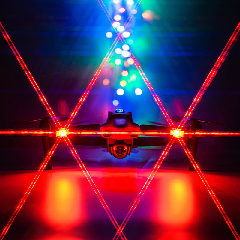 Rechargeable LED Anti-collision Warning Light Mini Flashing Light Motorcycle Drone Strobe Lamp