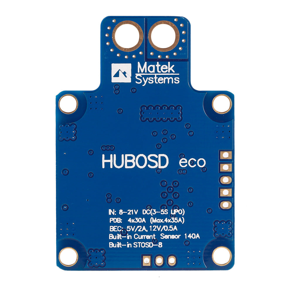 OCDAY Matek HUBOSD eco X Power Distributon Board Hub OSD PDB Current Sensor