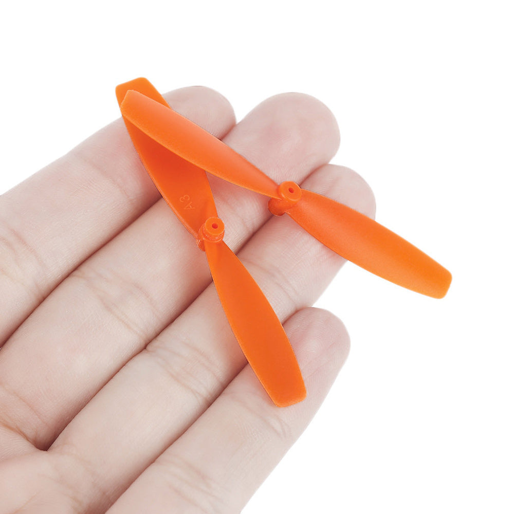 4Pcs/Set CW CCW Propellers 60mm UAV Quadcopter Accessories for Small Racing Drone - Orange