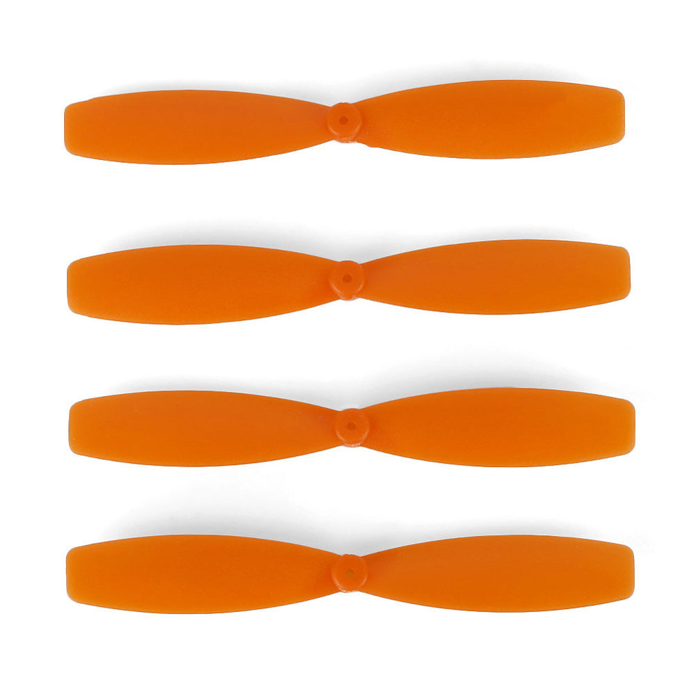 4Pcs/Set CW CCW Propellers 60mm UAV Quadcopter Accessories for Small Racing Drone - Orange