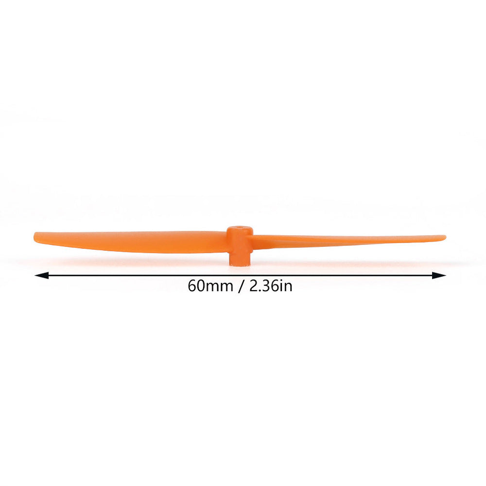 4Pcs/Set CW CCW Propellers 60mm UAV Quadcopter Accessories for Small Racing Drone - Orange