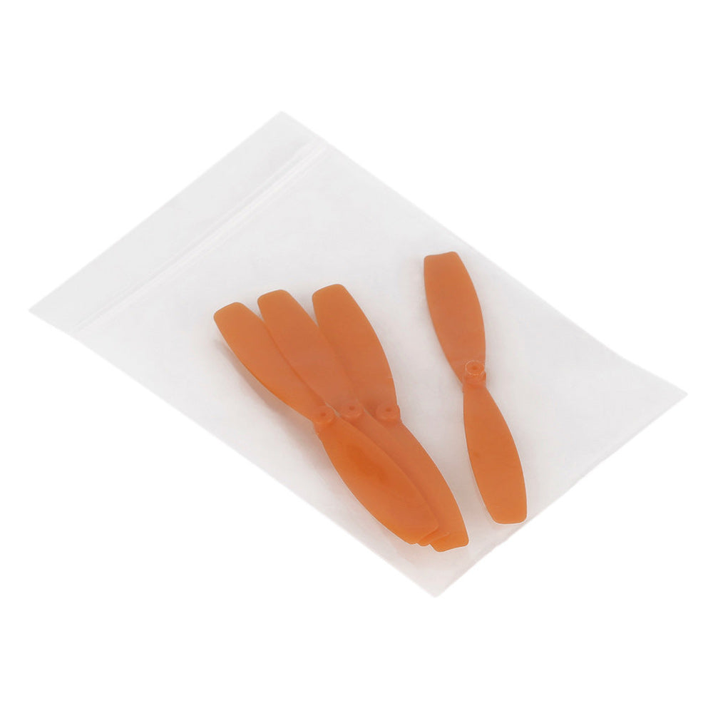 4Pcs/Set CW CCW Propellers 60mm UAV Quadcopter Accessories for Small Racing Drone - Orange