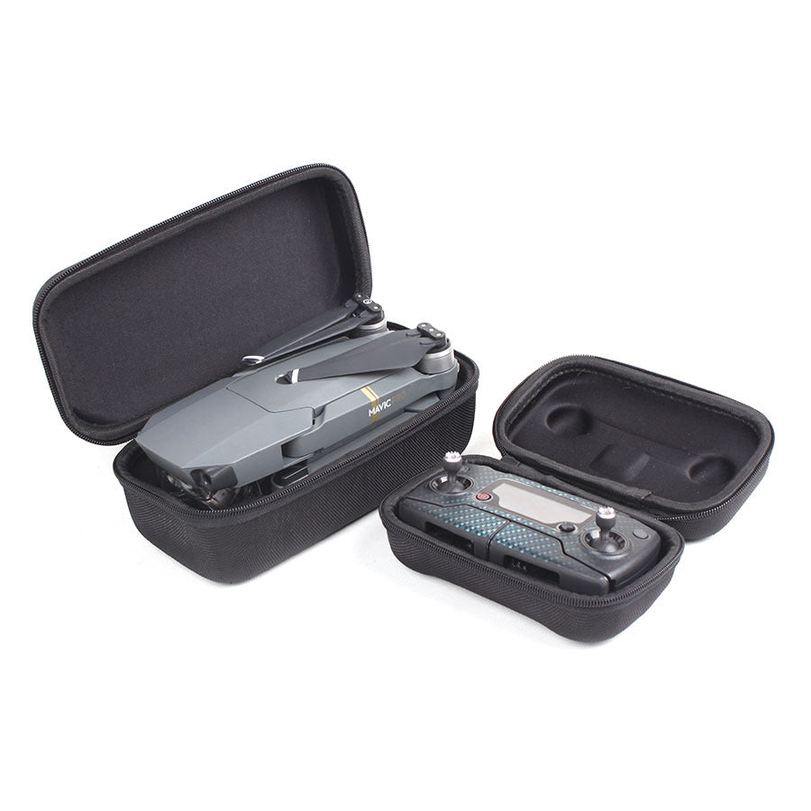EVA Carrying Cases Organizer Storage Boxes for DJI Mavic Pro Drone + Remote Controller Transmitter - Black