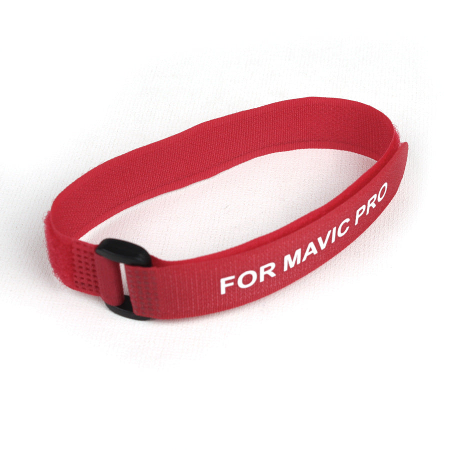 2Pcs/Set Motor / Propellers Protective  Belts Stabilizer Enfoldment Fixing Straps for DJI Mavic Pro - Red