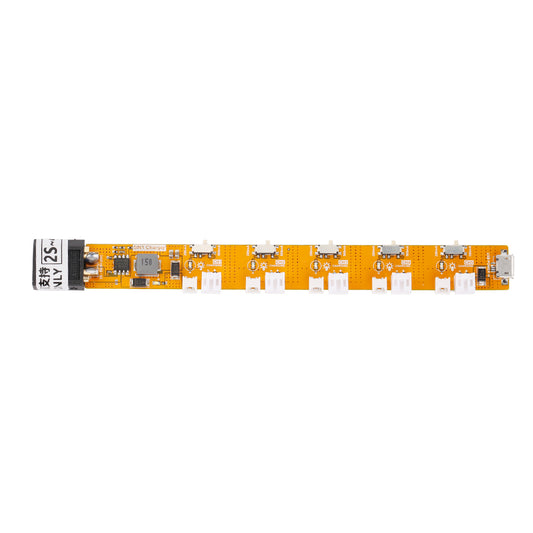 3.7V 5-Way Lithium 200mA / 500mA Switchable Charging Battery Expansion Board Panel with 5 Ports Support for 2S-4S