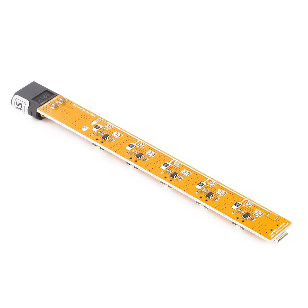 3.7V 5-Way Lithium 200mA / 500mA Switchable Charging Battery Expansion Board Panel with 5 Ports Support for 2S-4S