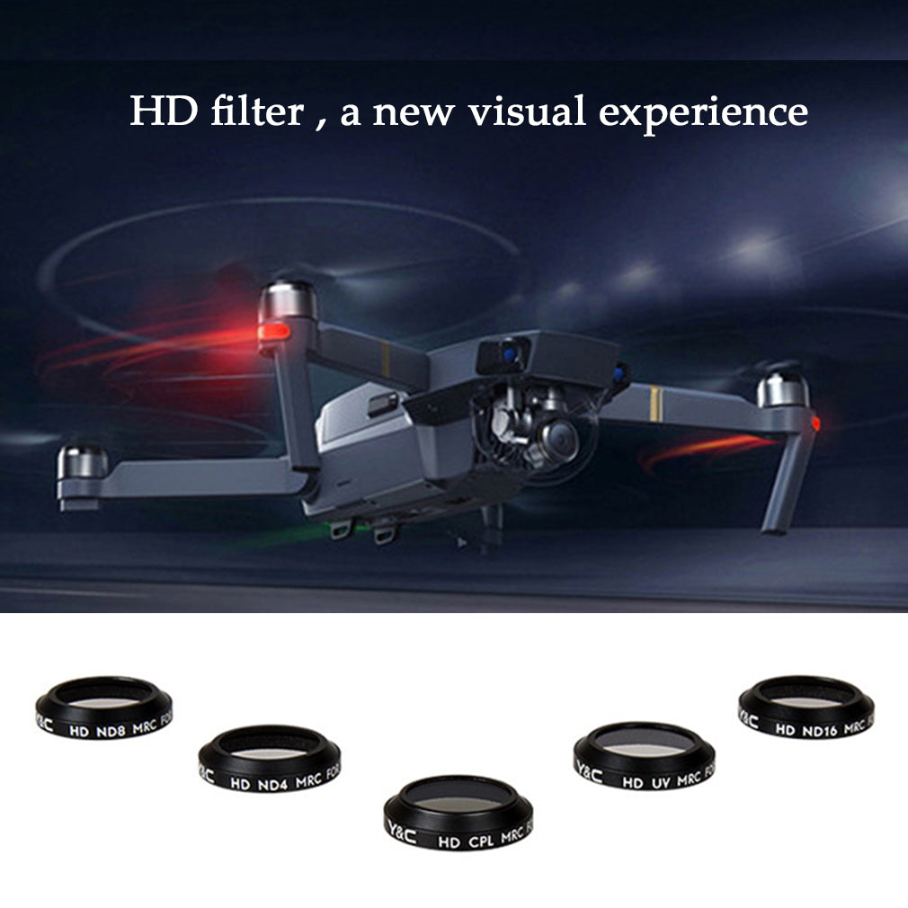 Advanced Standard Camera Lens HD Filter For DJI MAVIC Pro Professional Filter Fit For MRC-UV/MRC-CPL/HD-ND4/HD-ND8/HD-ND16