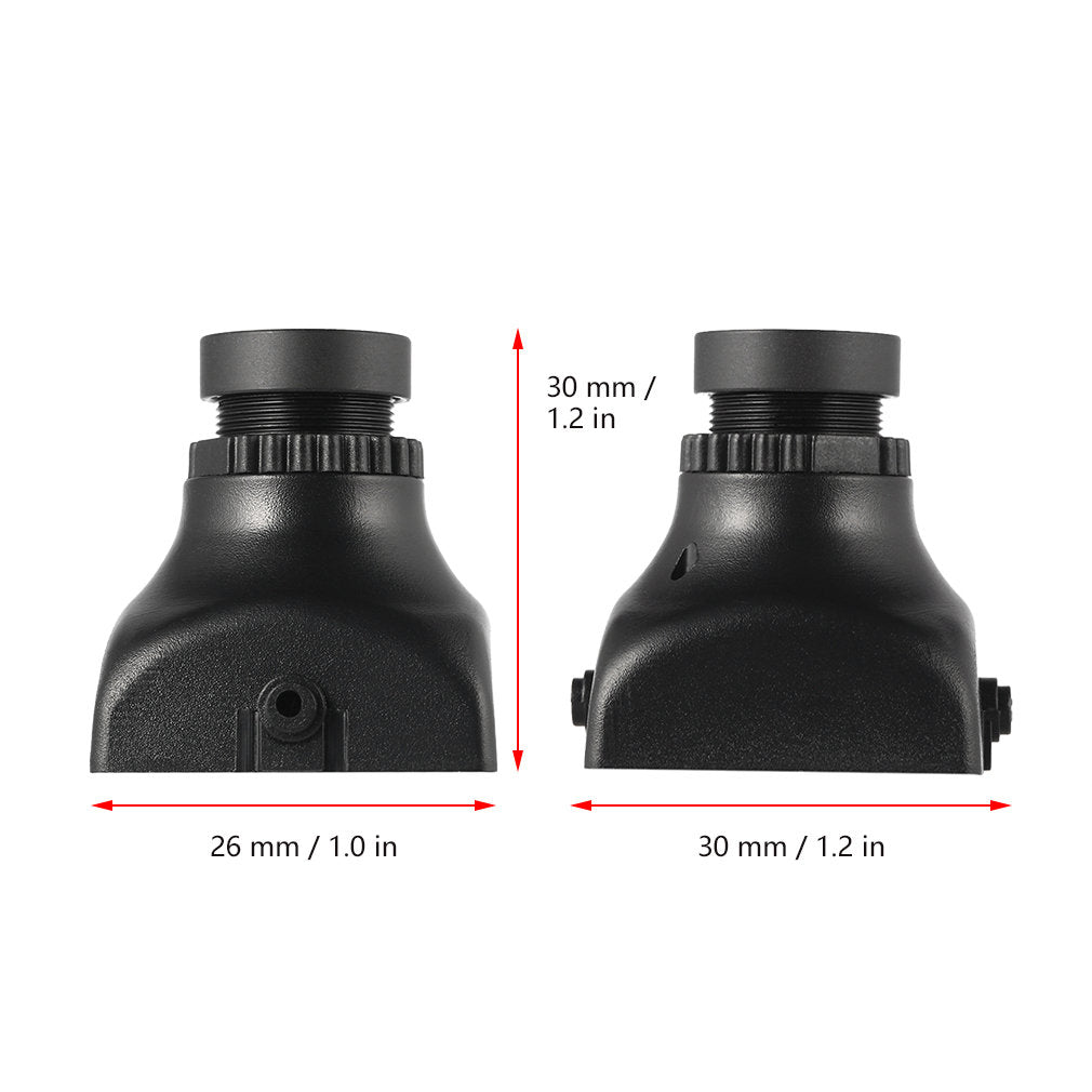HS1177 600TVL NTSC 26mm 2.8mm Lens CCD Optical Video Camera for FPV Racing Drone - NTSC