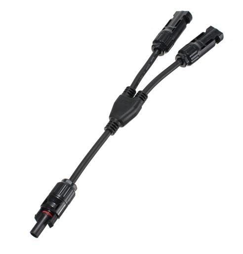 1 Pair MC4 Branch Y Adapter Connectors M/M/F and F/F/M for Solar Panels Cable (mc4)