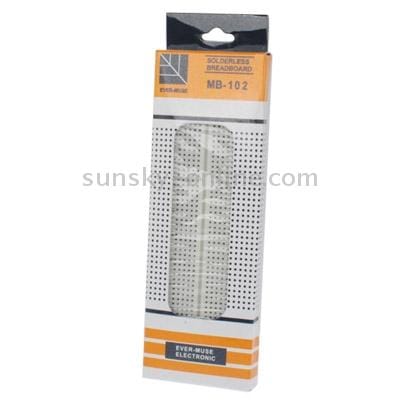 Solderless Prototype Breadboard 830 Tie point MB 102 Main Board PCB Tie-point