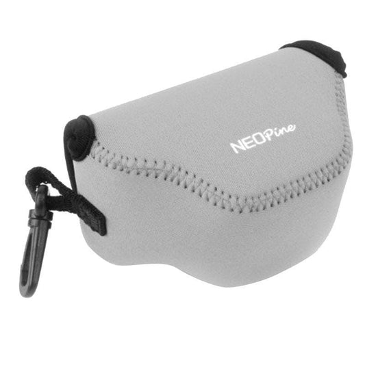 NEOpine Neoprene Shockproof Soft Case Bag with Hook for Nikon J4 Camera (Grey)