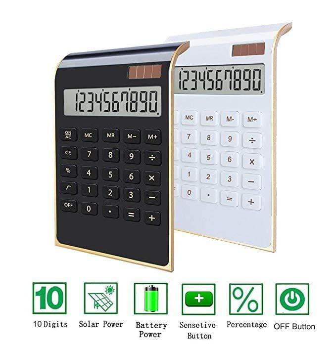 Desktop Calculator Ultra-thin 10 Digits Large LCD Display