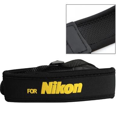 Sturdy SBR Digital Camera Strap for Nikon (Black)