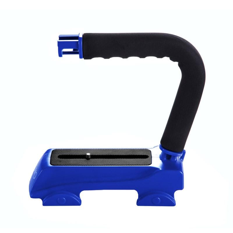 C-Shape Mount Holder for DSLR / Camcorder DV, ECR-007DB (Blue)