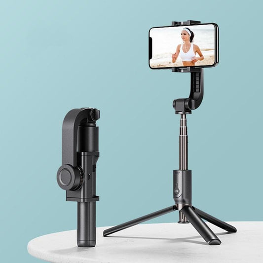 SSKY A1 Bluetooth Remote Control Handheld Telescopic Charging Tripod Selfie Stick (Cool Black)