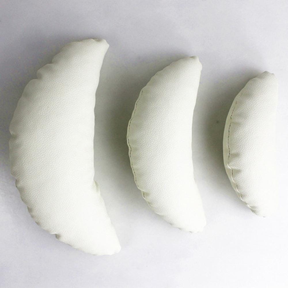 3 PCS/set Children Photography Props Baby Pictures Crescent Shape Pillow (White)