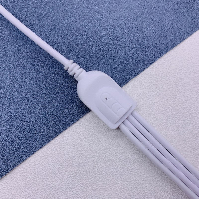 1m Length 8 in 1 for Micro / 8 pin + Type-C + Mini + DC 2.0mm Port USB Charging Cable