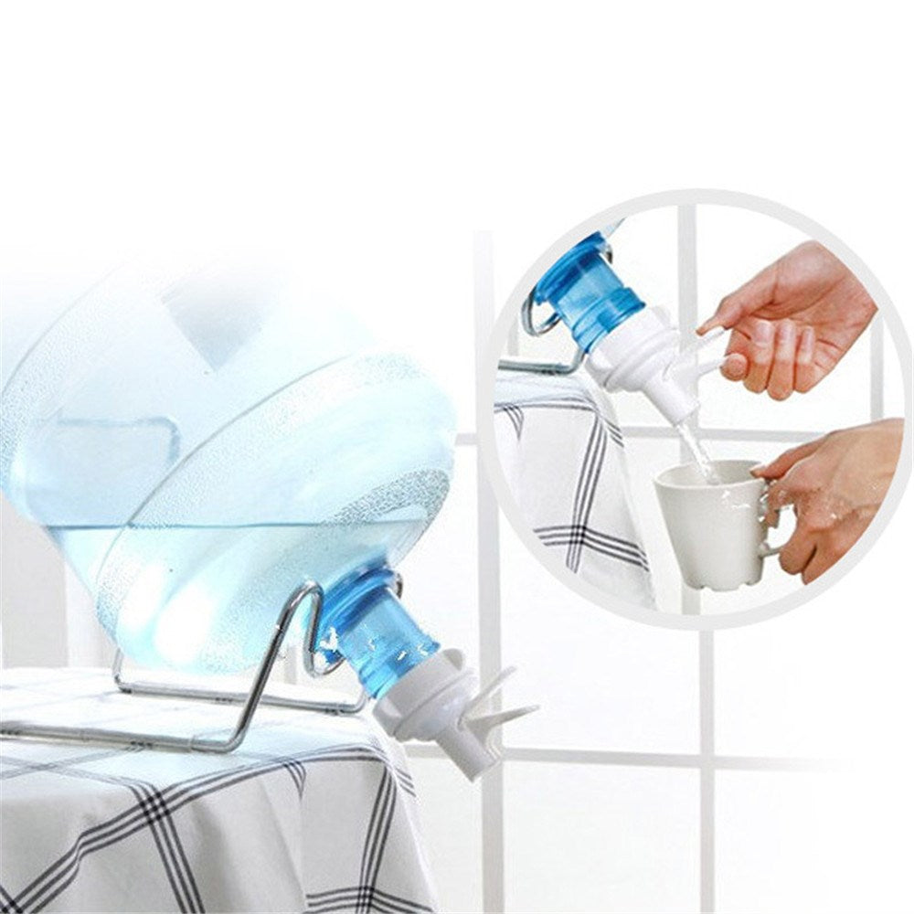 Water Bottle Dispenser Pump Dustproof Cap Plastic Drinking Water Bottles Camping Dispensers