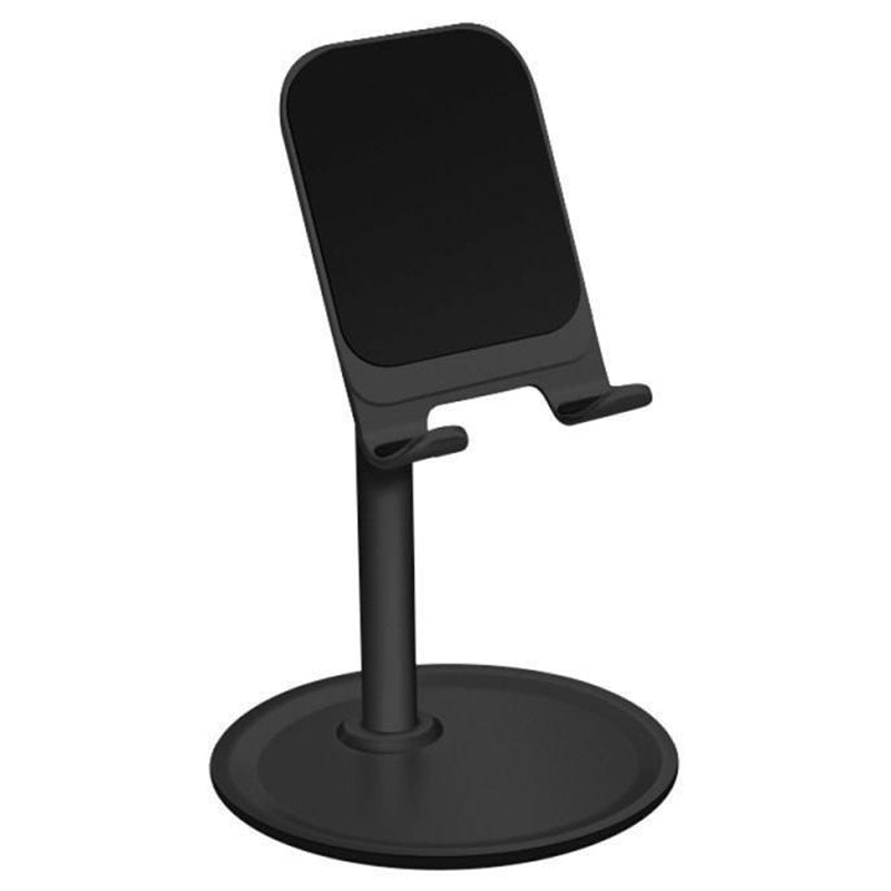 Aluminum Alloy Office Desktop Mobile Phone Bracket (Non-retractable) - Black