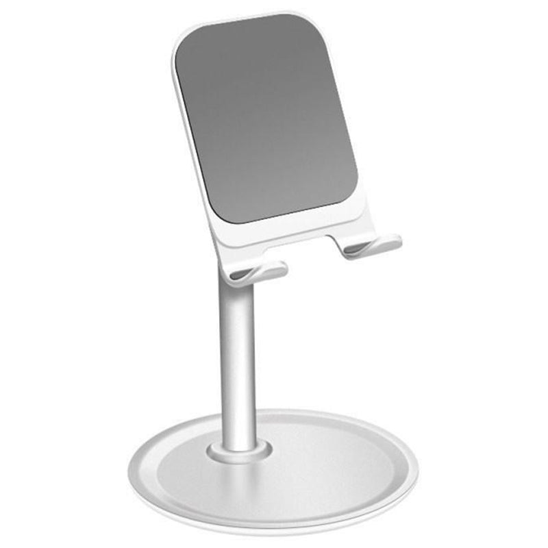 Aluminum Alloy Office Desktop Mobile Phone Bracket (Non-retractable) - Silver