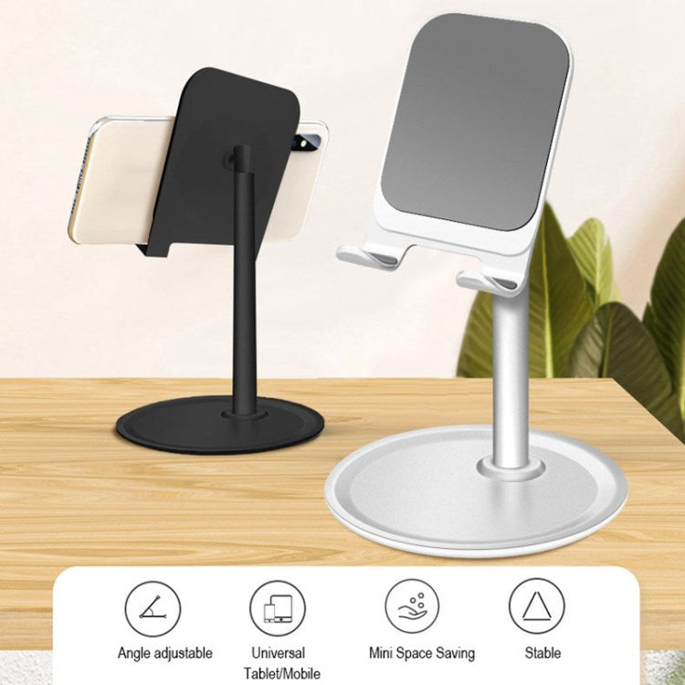 Aluminum Alloy Office Desktop Mobile Phone Bracket (Non-retractable) - Silver