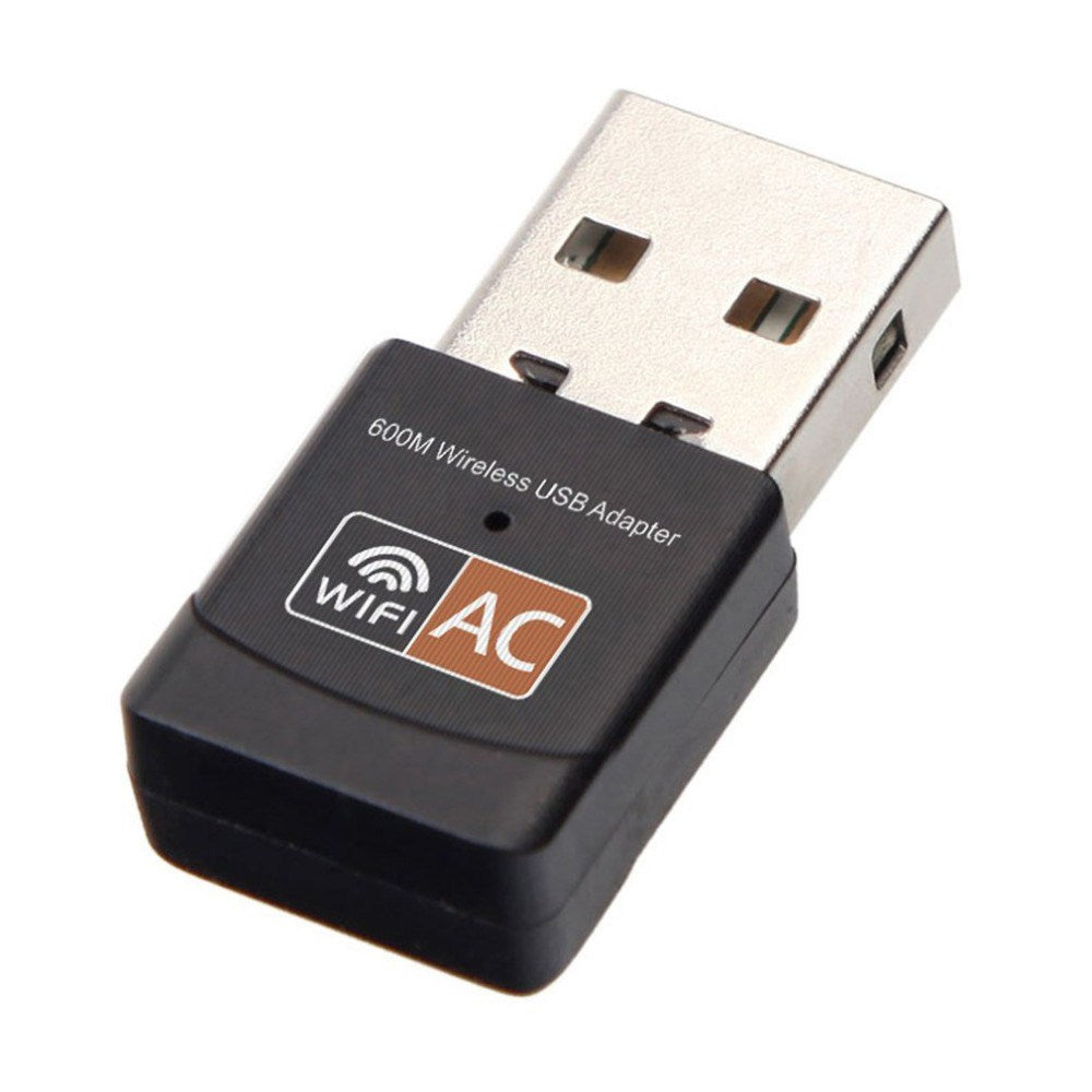 AC 600M Dual Frequency Mini 5G Wireless Network Card External USB Wifi Receiving Adapter