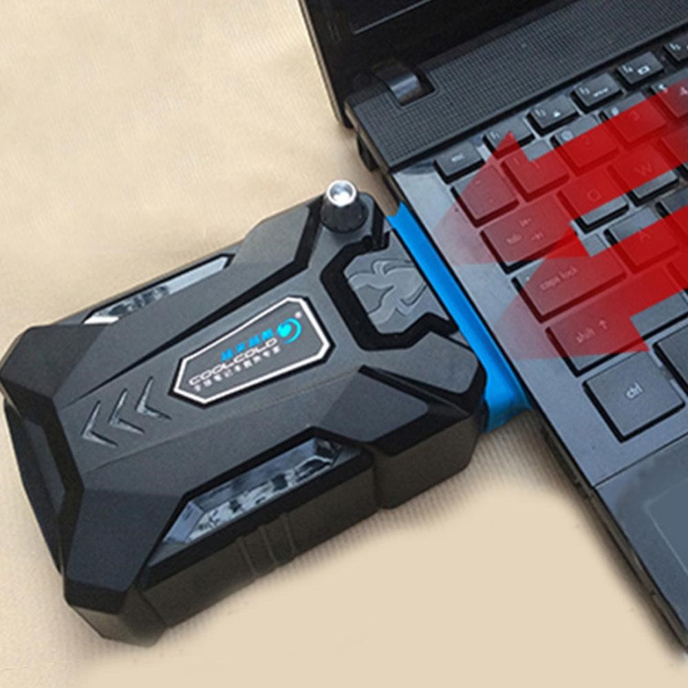 Portable USB Cooler Air External Extracting Cooling Fan Base Radiator for Notebook Laptop