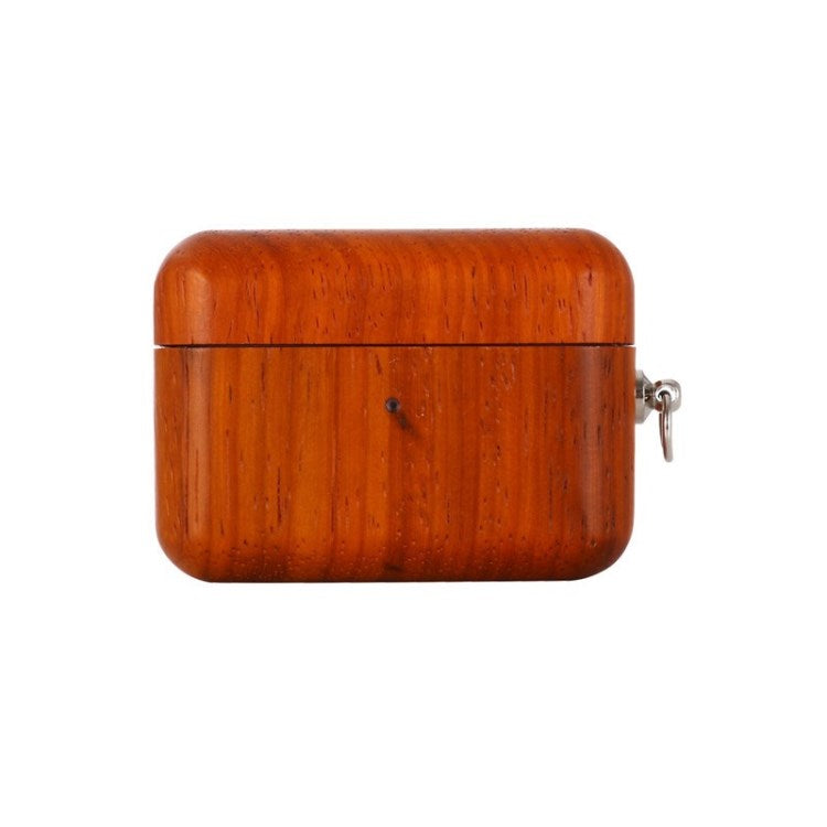 Wood Texture Color Bluetooth Earphone Silicone Case Cover for Apple AirPods Pro - Style B