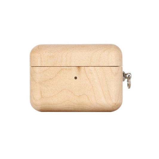 Wood Texture Color Bluetooth Earphone Silicone Case Cover for Apple AirPods Pro - Style F