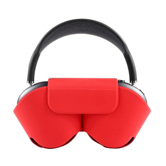 Uniqkart for Apple Airpods Max Storage Bag Bluetooth Earphone Sleeve Case Anti-scratch Cover - Red