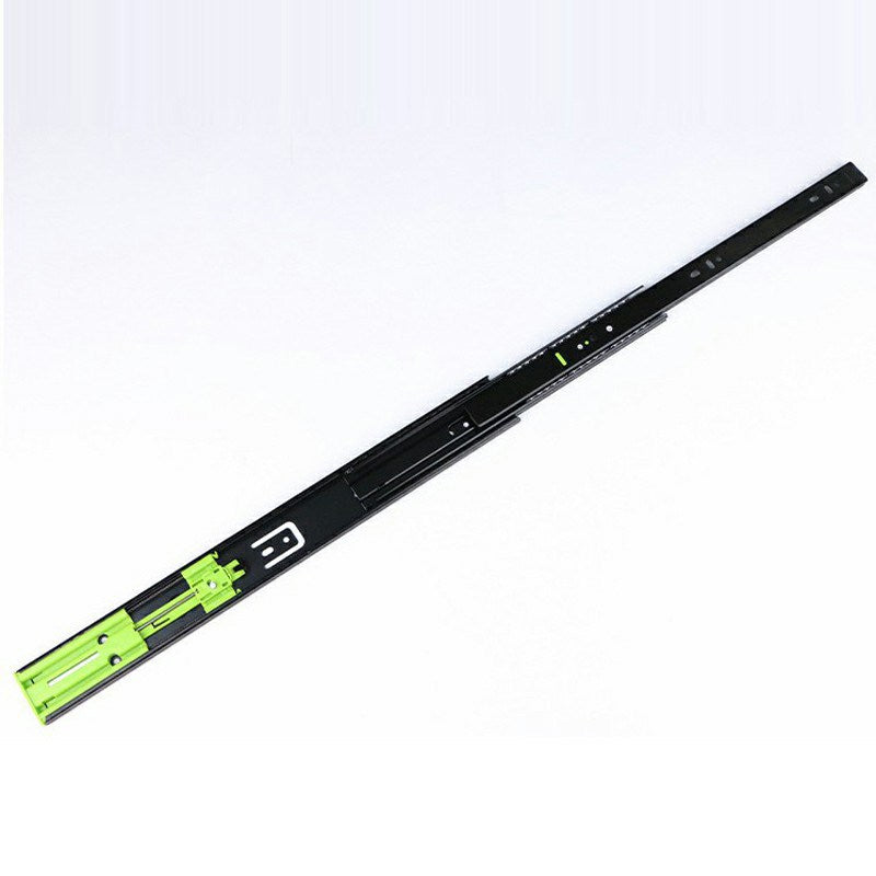 6 Pairs 12-inch Hardware Drawer Slides 4515 Cold Rolled Sheet 3-Section Ball Bearing Side Mount Drawer Slides