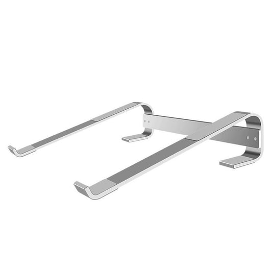 Aluminum Alloy Laptop Stand Non-slip Laptop Cooling Holder Notebook Bracket  -  Silver