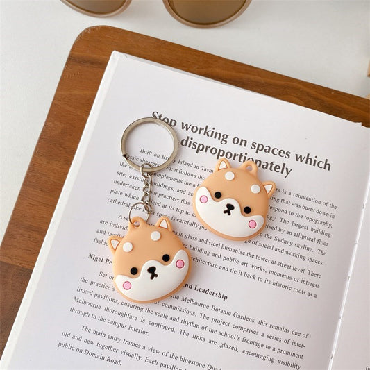 Uniqkart for Apple Airtag Tracker Cover Cute Shape Silicone Case Protector - Dog