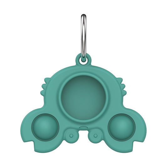 Uniqkart for Apple AirTag Silicone Case Cover Bluetooth Location Tracker Protector - Green