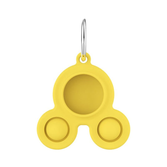 Silicone Cover Protector for Apple AirTag Tracker Case - Yellow