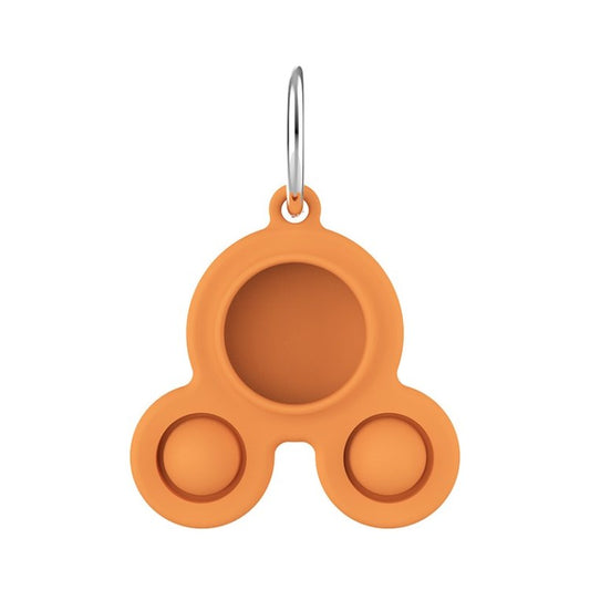 Silicone Cover Protector for Apple AirTag Tracker Case - Orange