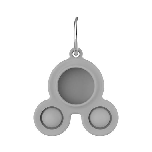 Silicone Cover Protector for Apple AirTag Tracker Case - Grey
